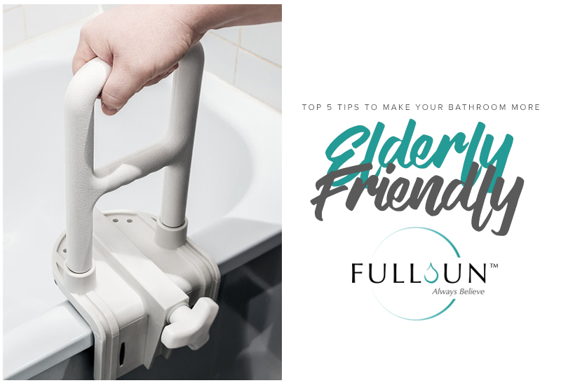 Top 5 Tips To Make Your Bathroom More Elderly Friendly - singapore bathroom accessories suppliers