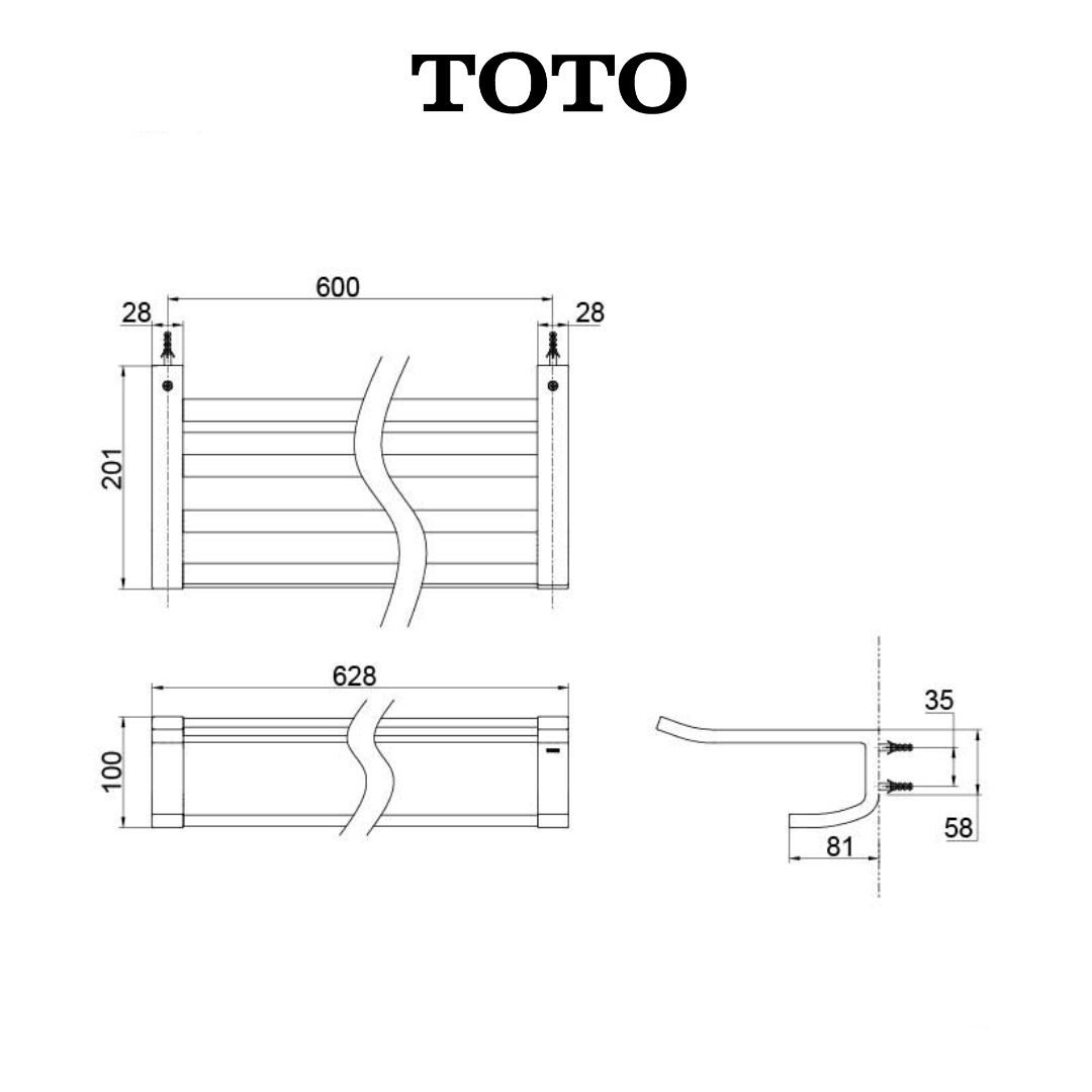 YTS903BC technical drawing
