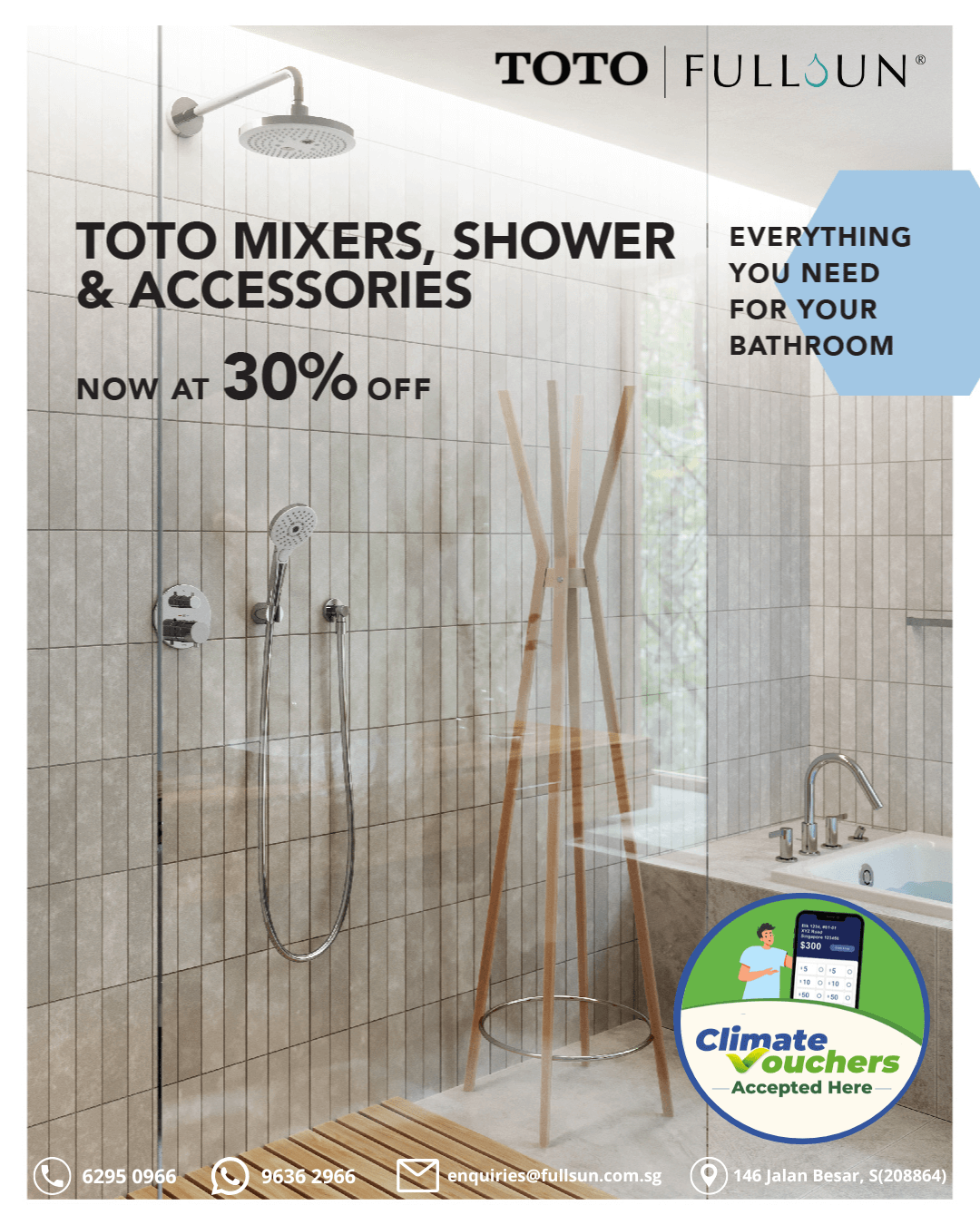 Top Deals: TOTO Mixers, Shower & Accessories