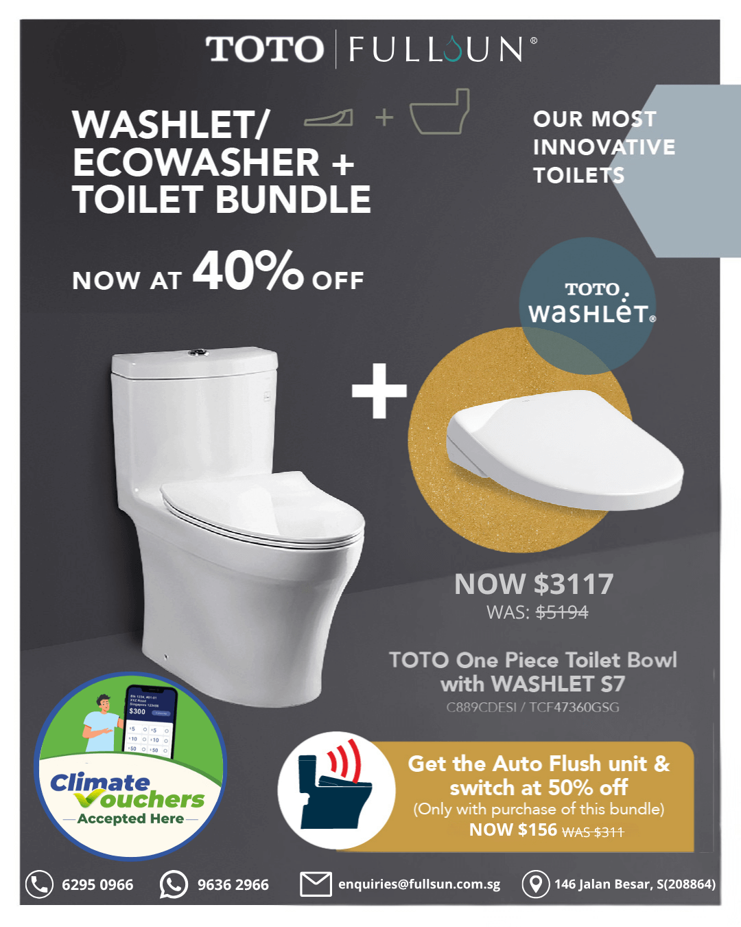 Top Deals: Washlet, Ecowasher & Toilet Bundle