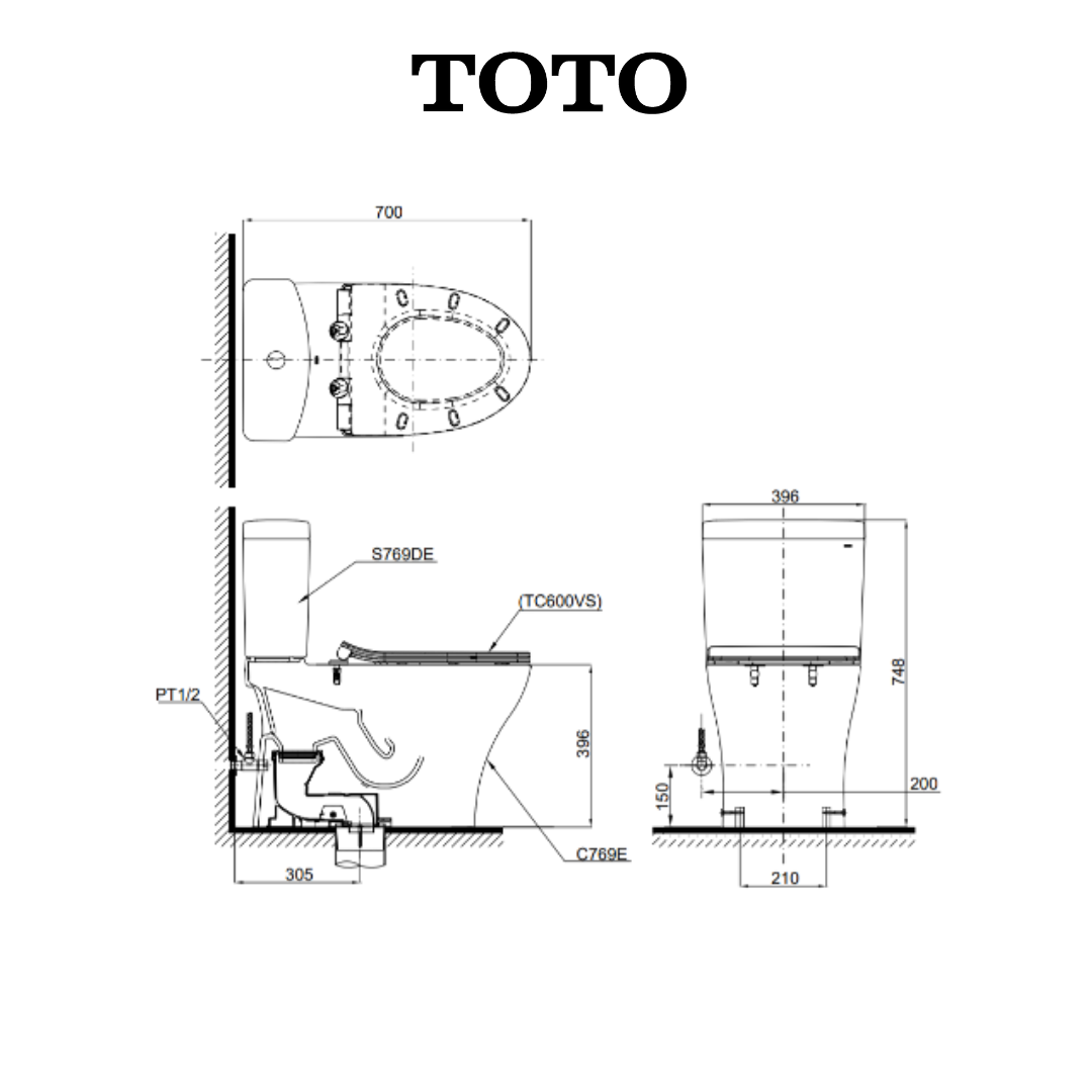 C769ESI technical drawing